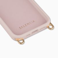 Selencia Rivièra MagSafe Backcover met afneembare haakjes Apple iPhone 17e / 16e - Sorbet Pink