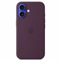 Apple Silicone Backcover MagSafe Apple iPhone 16 - Plum