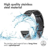imoshion Stalen bandje Fitbit Versa / Versa 2 / Versa Lite - Zwart