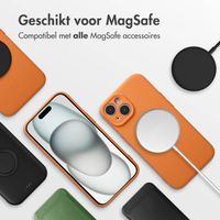 imoshion Color Backcover met MagSafe Apple iPhone 15 - Neon Orange