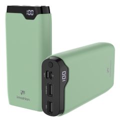 imoshion Powerbank 20.000 mAh - 22,5W Snellader - USB-C / USB-A - Groen