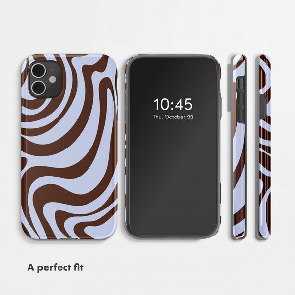 Selencia Vivid Back Cover Apple iPhone 11 - Dream Swirl Chocolate