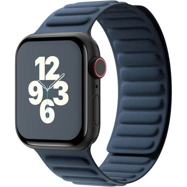 WiWu Magnetisch geweven linkband Apple Watch Series 1 t/m 10 / SE / Ultra (2) (44/45/46/49 mm) - Ocean Blue