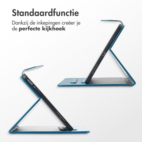 imoshion Mandala Bookcase Apple iPad 6 (2018) 9.7 inch / iPad 5 (2017) 9.7 inch / Air 2 (2014)/Air 1 (2013) - Turquoise
