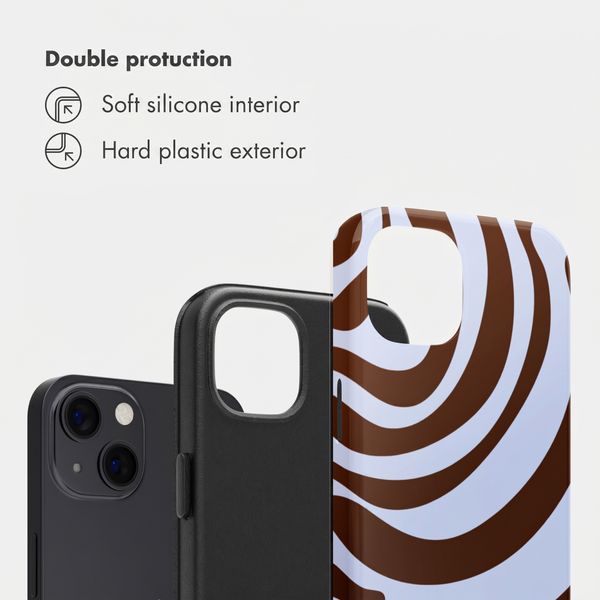 Selencia Vivid Back Cover Apple iPhone 13 Pro - Dream Swirl Chocolate