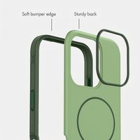 imoshion Colour Back Cover with Thin MagSafe Ring Apple iPhone 16 Pro - Dark Green