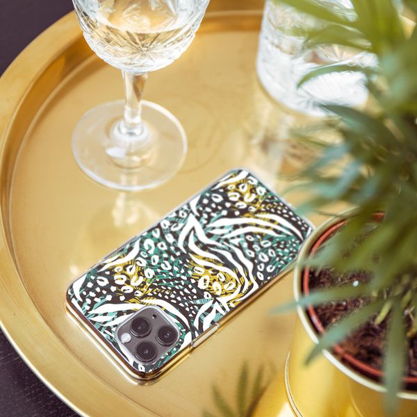 imoshion Design hoesje iPhone 11 Pro - Jungle - Wit / Zwart / Groen