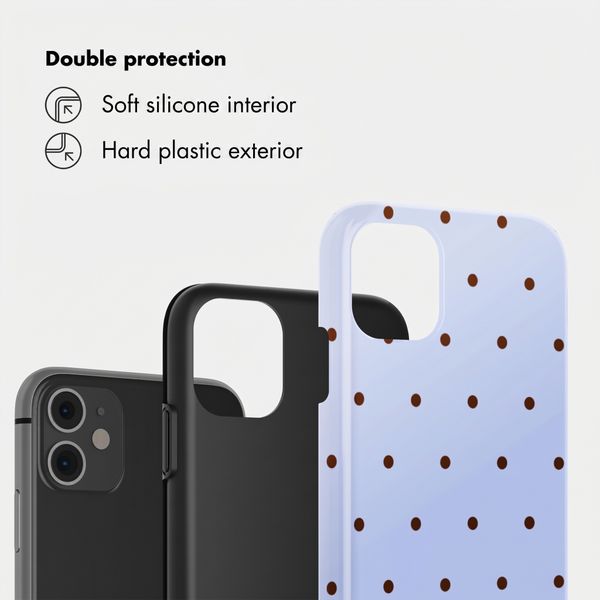 Selencia Vivid Back Cover Apple iPhone 11 - Happy Dots Digital Sky