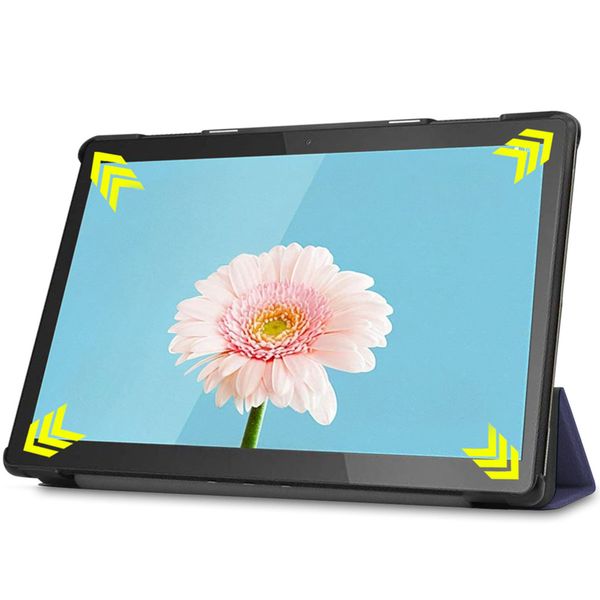 imoshion Trifold Bookcase Lenovo Tab M10 - Donkerblauw