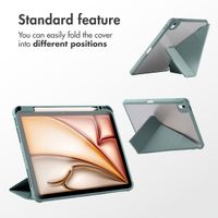 imoshion Origami Bookcase Apple iPad Air 11 inch (2026) M4 / (2025) M3 / (2024) M2 - Dark Green