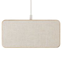 Woodcessories MultiPad Wireless charger - Draadloze oplaadpad - Eikenhout