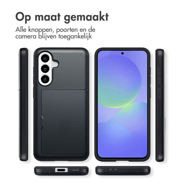imoshion Backcover met pasjeshouder Samsung Galaxy A36 / A56 - Zwart