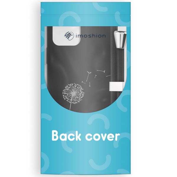 imoshion Siliconen design hoesje met koord Samsung Galaxy S21 FE - Dandelion Black