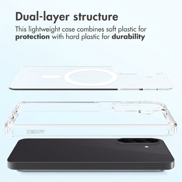 Accezz Xtreme Impact Back Cover with MagSafe Samsung Galaxy A27 (5G) - Transparent