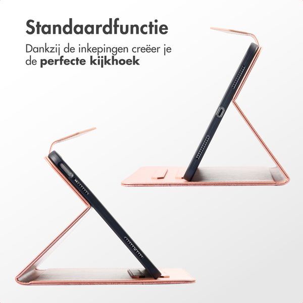 imoshion Mandala Bookcase Samsung Galaxy Tab S9 11.0 inch / S10 Lite / S10 FE / S9 FE 10.9 inch - Rose Gold