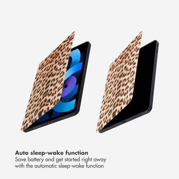 Selencia Vivid Tablet Case Apple iPad Air 11 inch (2026) M4 / (2025) M3 / (2024) M2 / Air 5 (2022) / Air 4 (2020) - Wild Leo