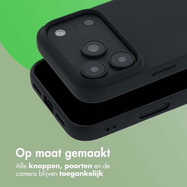 imoshion Color Backcover Apple iPhone 18 Pro Max / 17 Pro Max - Zwart