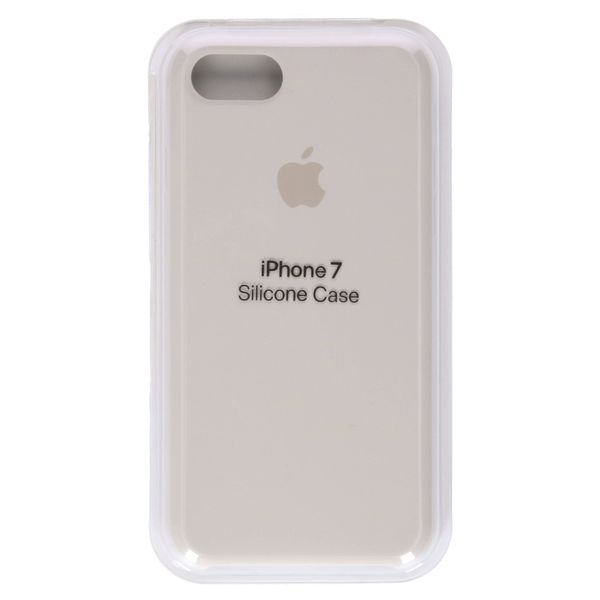 Apple Silicone Backcover Apple iPhone SE (2022 / 2020) / 8 / 7 - Stone