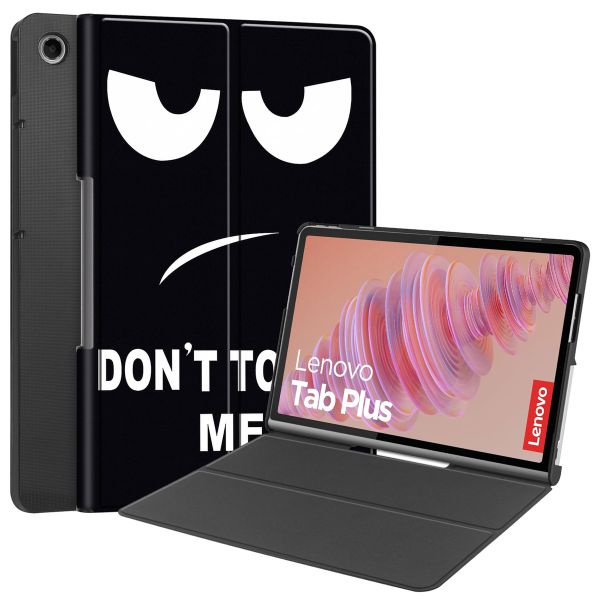 imoshion Design Bookcase Lenovo Tab Plus - Don't touch