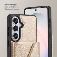 Selencia Sera Phone Case with Cord and Envelope Card Holder Samsung Galaxy S26 - Champagne