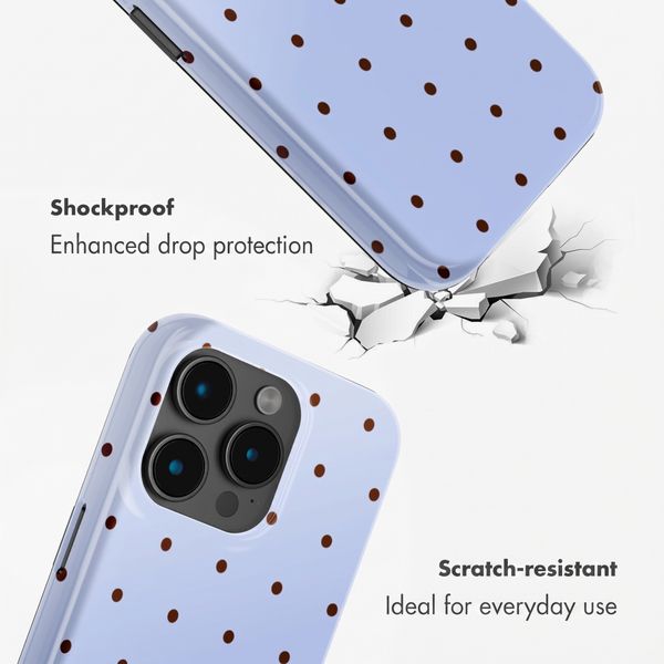 Selencia Vivid Back Cover Apple iPhone 15 Pro - Happy Dots Digital Sky
