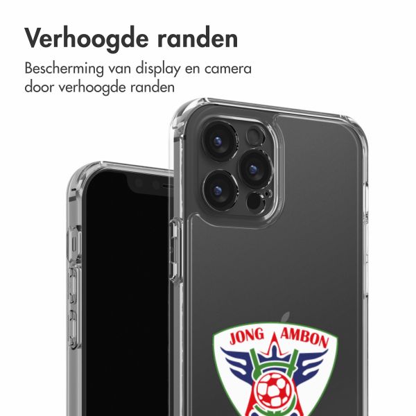 Clear Backcover Apple iPhone 12 (Pro) - S.V. Jong Ambon