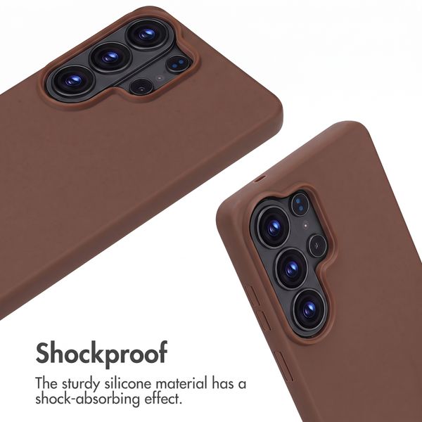 imoshion Silicone Case with Strap Samsung Galaxy S26 Ultra - Brown