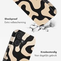 Selencia Vivid Backcover met MagSafe Apple iPhone 17 - Art Wave Black