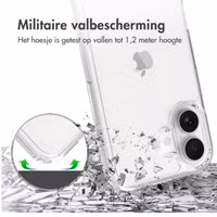 Accezz Xtreme Impact Backcover Apple iPhone 17 - Transparant
