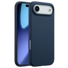 Accezz Liquid Silicone Back Cover with MagSafe Apple iPhone Air - Dark blue