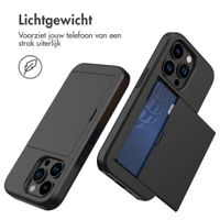 imoshion Backcover met pasjeshouder Apple iPhone 15 Pro - Zwart