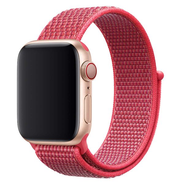 Apple Sport Loop Band Apple Watch Series 1 t/m 9 / SE (38/40/41 mm) | Series 10 (42 mm) - Hibiscus