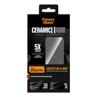 PanzerGlass Ceramic Screenprotector FastFit in-a-box Apple iPhone 18 Pro / 17 Pro