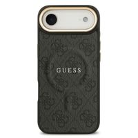 Guess Classic 4G Logo Backcover met MagSafe Apple iPhone Air - Zwart