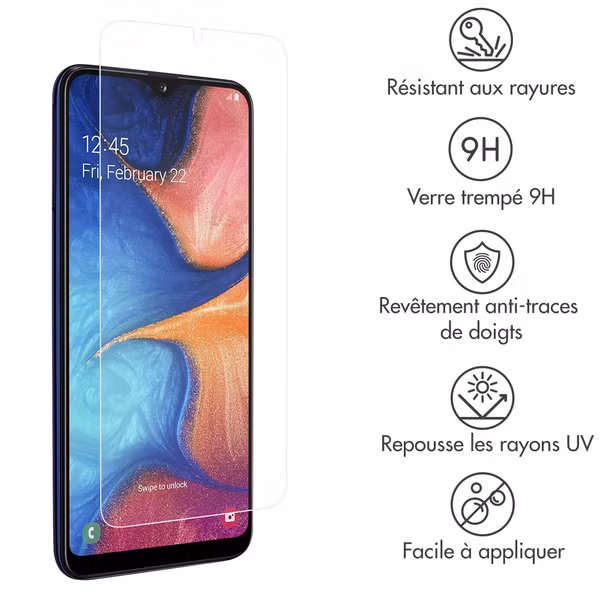 Accezz Gehard Glas Screenprotector Samsung Galaxy A20e