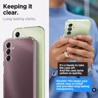 Spigen Liquid Crystal Backcover Samsung Galaxy A14 (5G) - Transparant