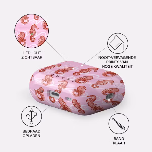Burga Hardcase Apple AirPods Pro 2 - Coral Reef