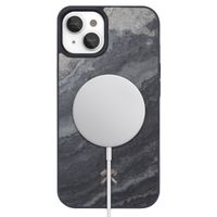 Woodcessories Bumper Case MagSafe iPhone 15 - Stone Camo Gray Black