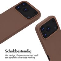 imoshion Siliconen hoesje met koord Apple iPhone 18 Pro Max / 17 Pro Max - Bruin
