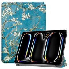 imoshion Design Trifold Bookcase Apple iPad Pro 13 (2024) M4 - Green Plant