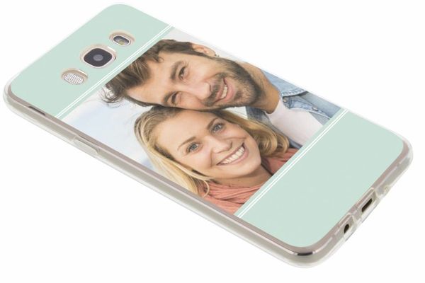 Ontwerp je eigen Galaxy J7 (2016) gel hoesje - Transparant