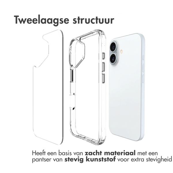 imoshion Rugged Air Case Apple iPhone 16 - Transparant
