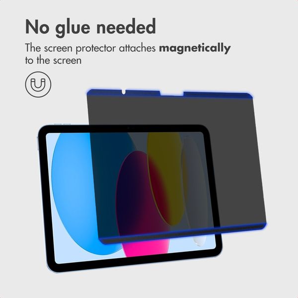 Accezz Magnetic privacy screen protector Apple iPad 11 (2025) 11 inch A16 / iPad 10 (2022) 10.9 inch