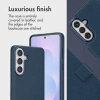 Accezz 2-in-1 Leather Bookcase with MagSafe Samsung Galaxy S26 Plus - Nightfall Blue