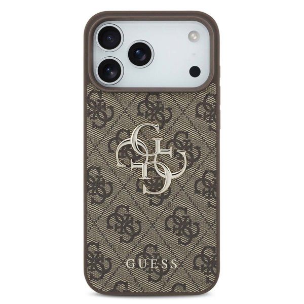 Guess 4G Metal Logo Backcover Apple iPhone 17 Pro Max - Bruin
