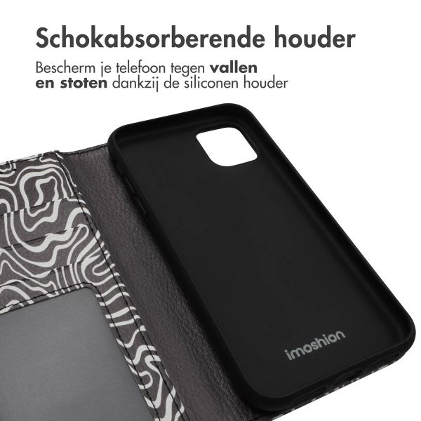 imoshion Design Bookcase iPhone 11 - Black And White