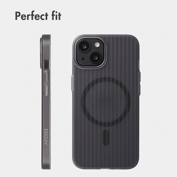 Accezz Lite Case with MagSafe | Fluted | Apple iPhone 14 - Grey