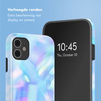 Selencia Vivid Tough Backcover iPhone 11 - Holographic Blue Dream