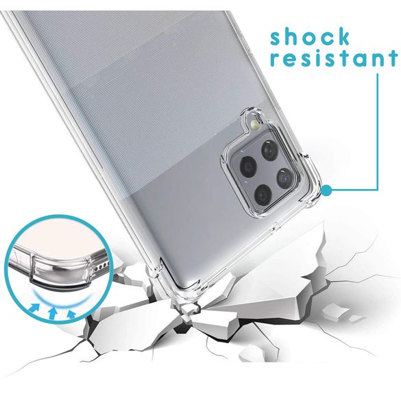 imoshion Anti-Shock Backcover + Screenprotector Samsung Galaxy A42