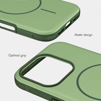 imoshion Colour Back Cover with Thin MagSafe Ring Apple iPhone 16 Pro - Dark Green